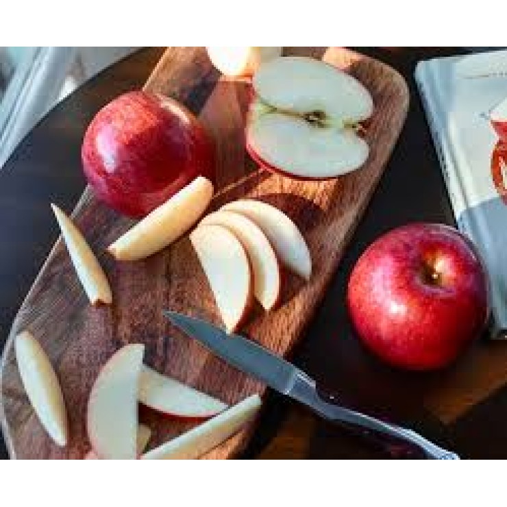 Cleaned and Sliced Cubes Apple - 400gm